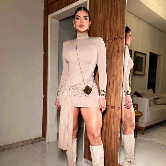 Vestido Beige Elegance